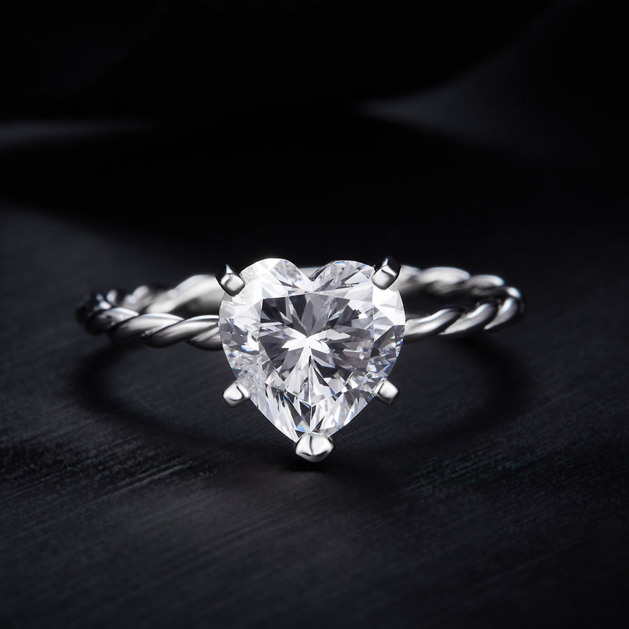 Moissanite engagement ring design styles, from classic to vintage inspired
