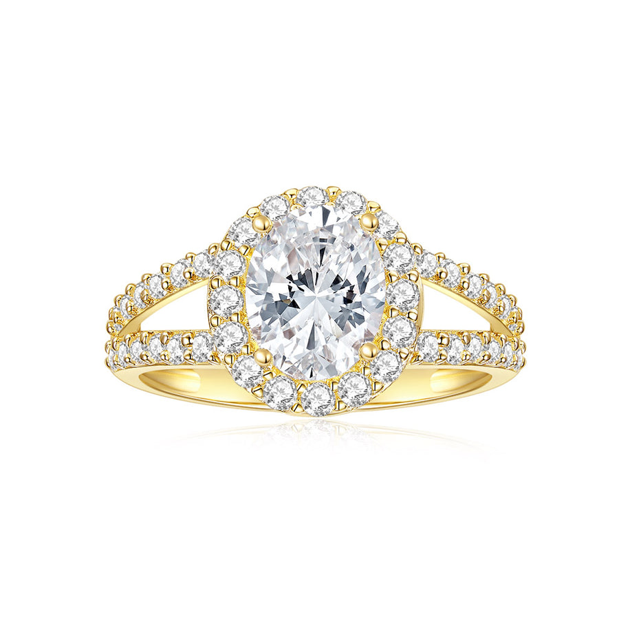 2 Carat 14K Rose Gold Vintage Halo Style Channel Set Round Brilliant Diamond Engagement Ring Milgrain with a 2 Carat Moissanite Center