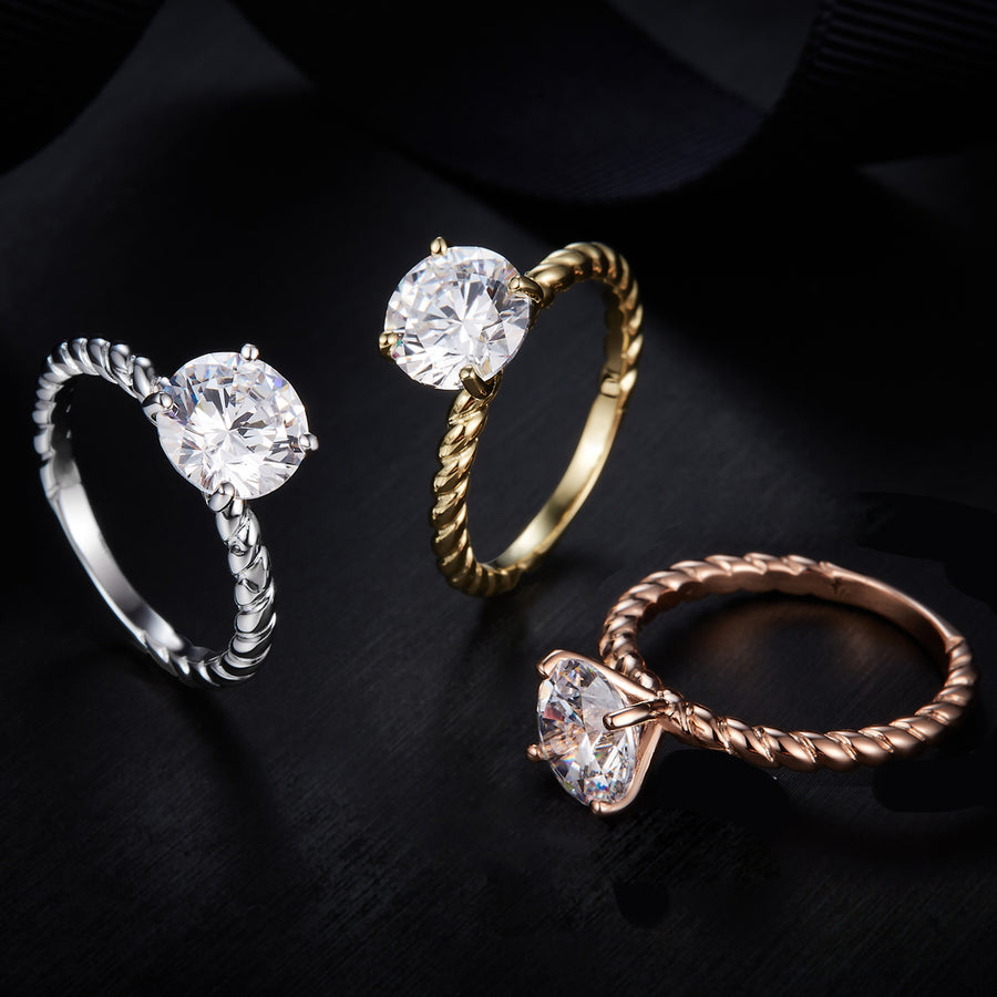 Moissanite Rings Near Me from Rsupine® Engagement Ring