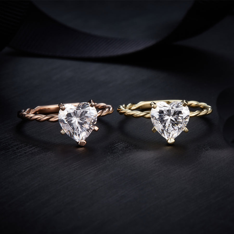 Moissanite engagement ring design styles, from classic to vintage inspired