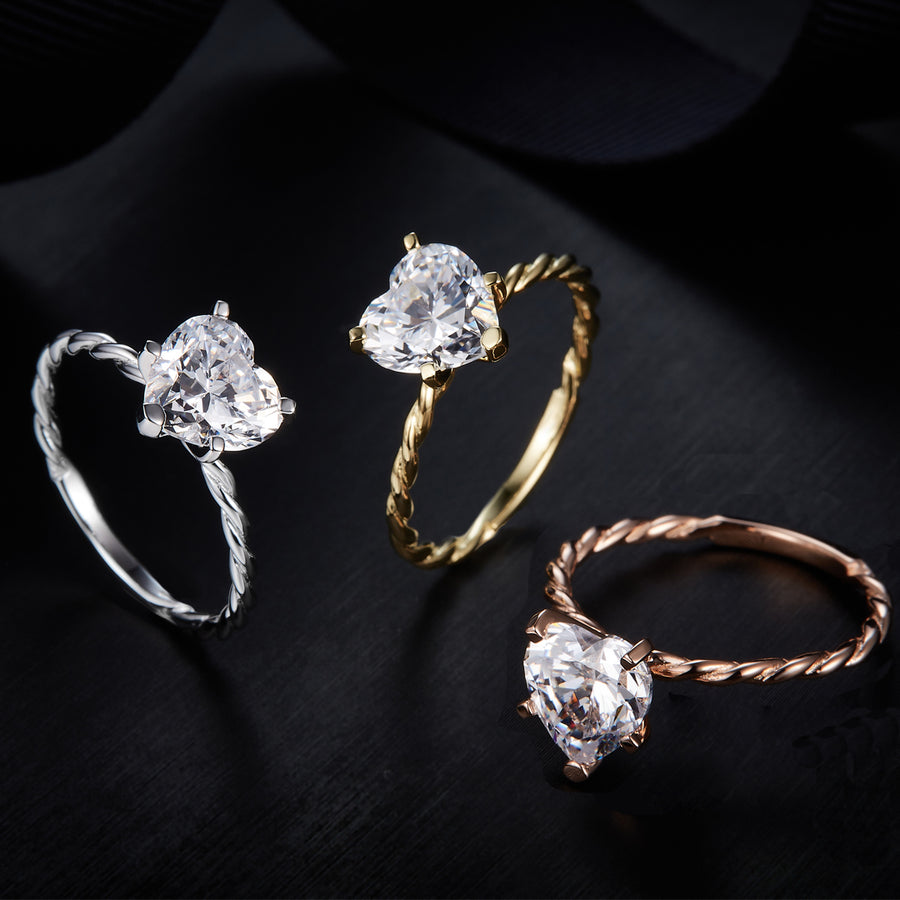 Moissanite engagement ring design styles, from classic to vintage inspired