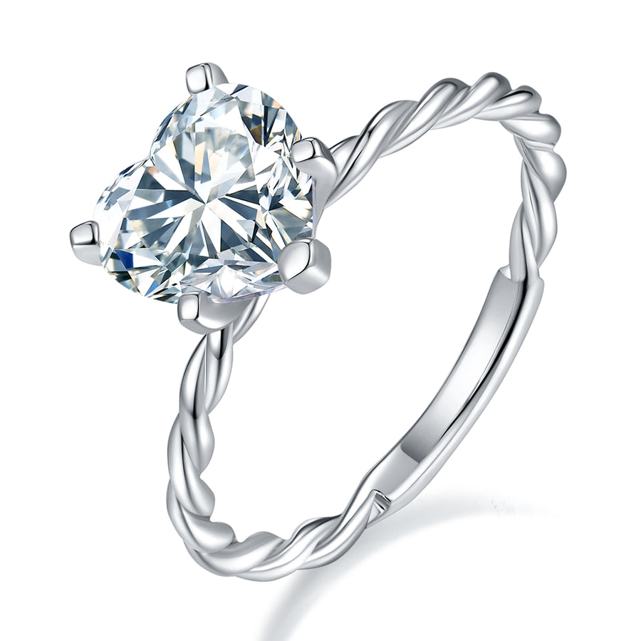 Moissanite engagement ring design styles, from classic to vintage inspired