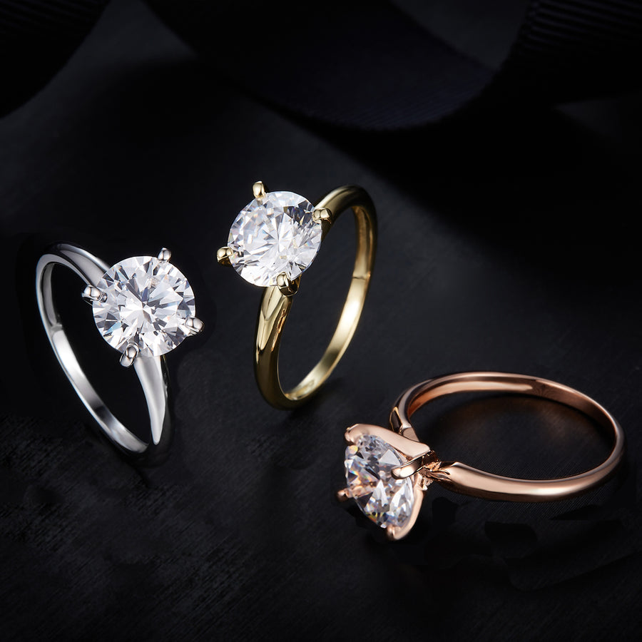 Cross Rainbow® Moissanite Rings for Women