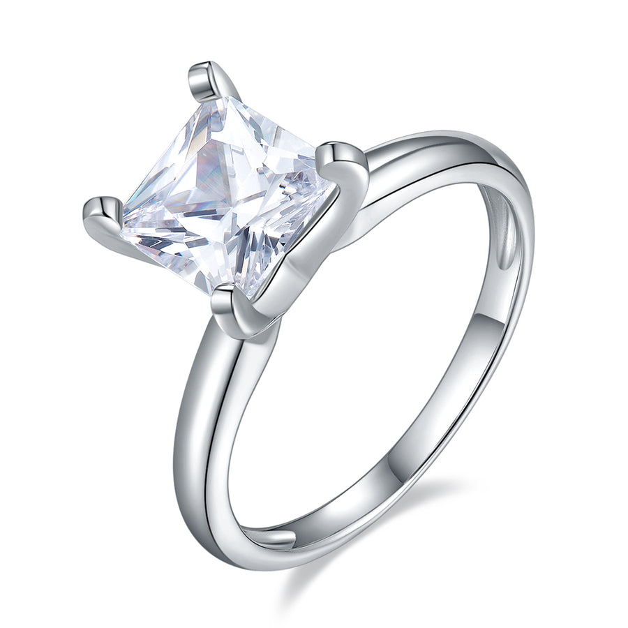 Cross Rainbow® Moissanite Ring, SQ7×7MM*1, 2.0ct