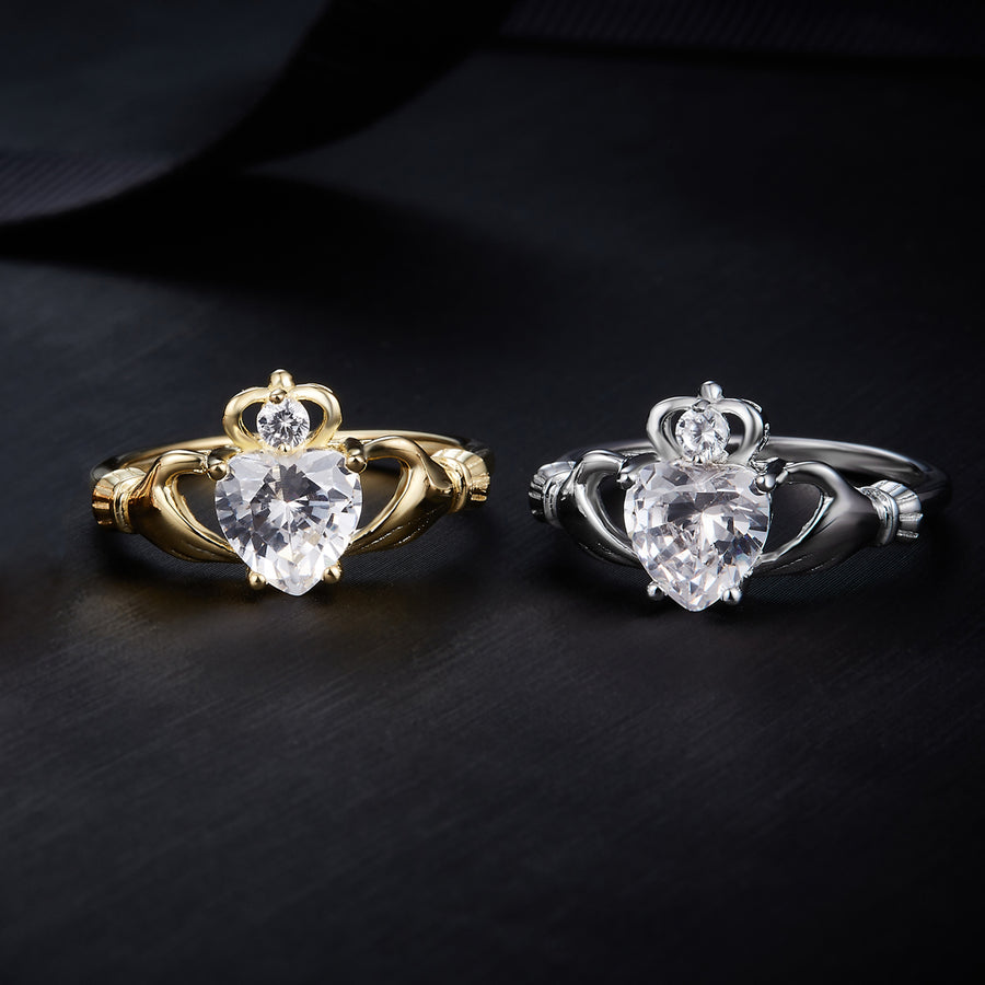 Moissanite Ring New Arraival from Cross Rainbow® Jewelry,HT7×7MM*1, 1.2ct