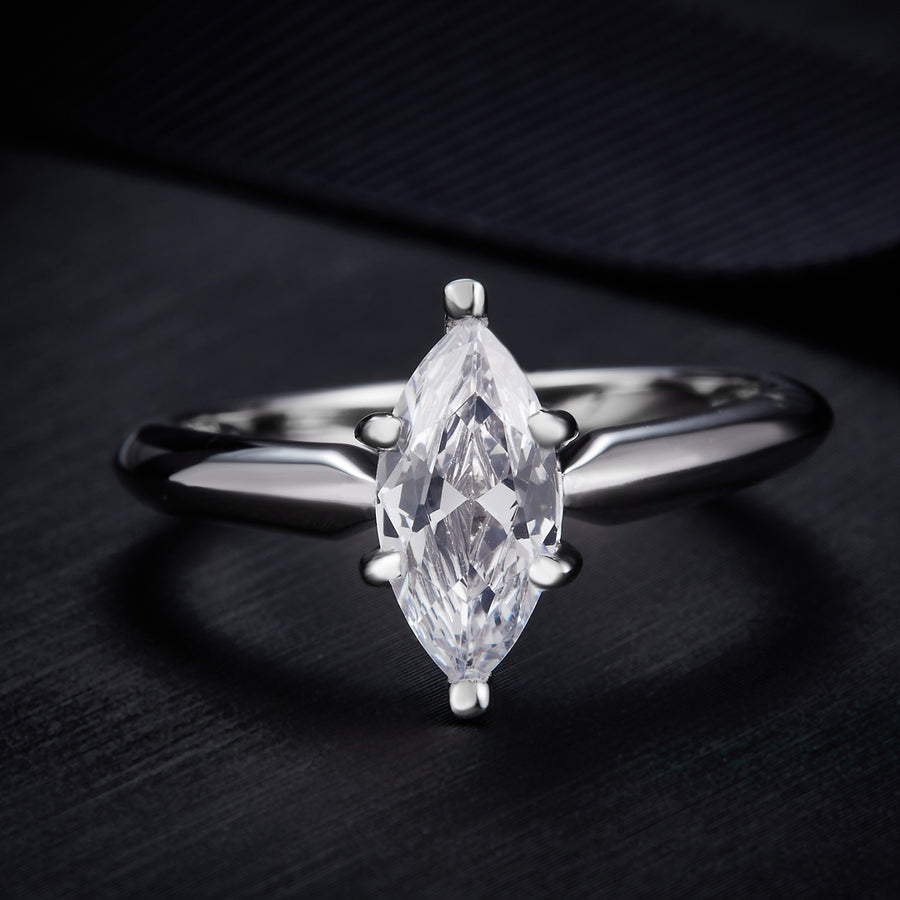 Cross Rainbow® Moissanite Rings for Women, SQ5×5MM*1, 0.8ct