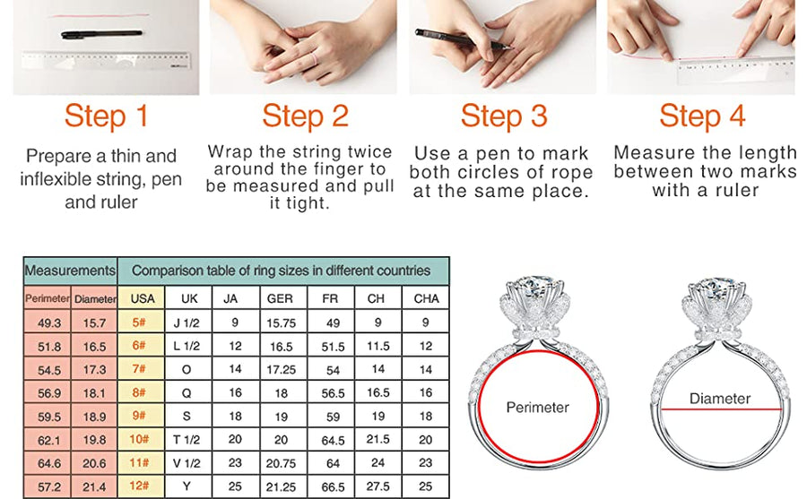 Cross Rainbow Moissanite Wedding Bands, Moissanite Ladies 3 Row Rings for Women, Color D VVS1 S925 Sterling Silver Round-Cut Moissanite Bands Statement Ring, Valentines day gifts for her Women jewelry Ring (Tri Color Set 0.6CT）