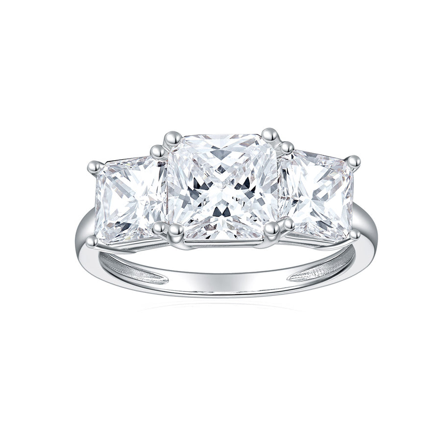 1.4Ct Certified Moissanite Solitaire 14 White Gold Ring, DE-VS1 Color Clarity Gemstone Halo Ring,  Moissanite Engraved  Ring for Women