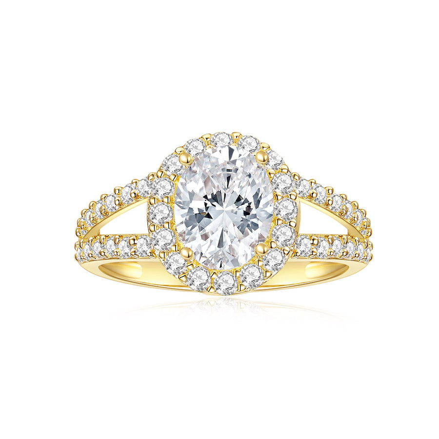 Moissanite Wedding Ring for Women Bridal Rings 2 CTW 14k White Gold (DEF/VS)